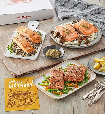 Wild Salmon Sampler - Birthday Gift 
